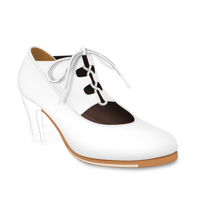 Zapatos baile Flamenco profesional Candela Soto, hechos a medida por ArteFyL