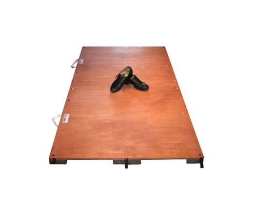 Folding Portable Floor To Use As Training Wood For Feet Percussion