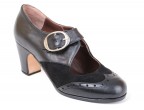 24 Black leather | A24 Black suede | Roper high 65 mm covered heel