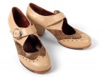08 Beige leather | 73 Beige Fantasy leather | Cuban high 60 mm covered heel