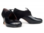 A24 Black suede | 24 Black Leather | Monet high 60 mm covered heel