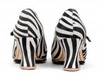 Zebra suede (out of catalog) | Heel view